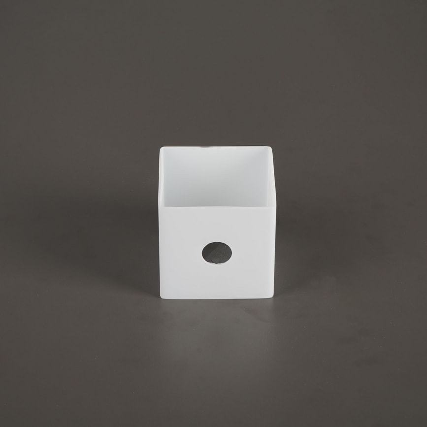 CUBE ø8,5 Weiß-matt